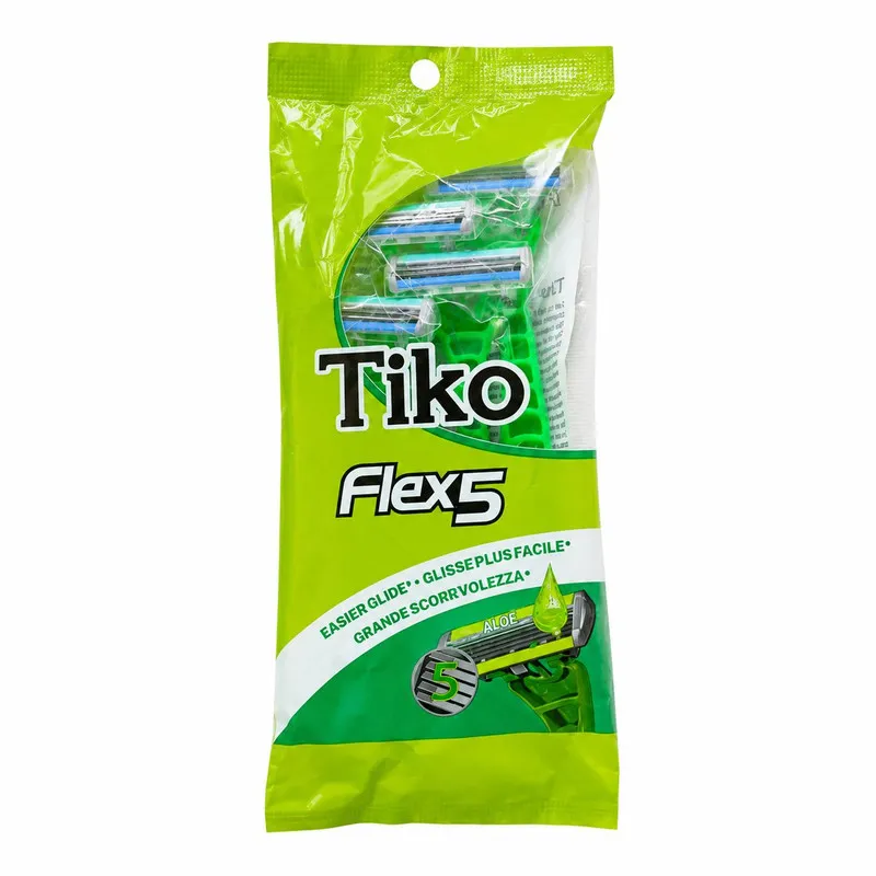 خودتراش تیکو مدل flex پنج لبه بسته 4 عددی - تصویر 6