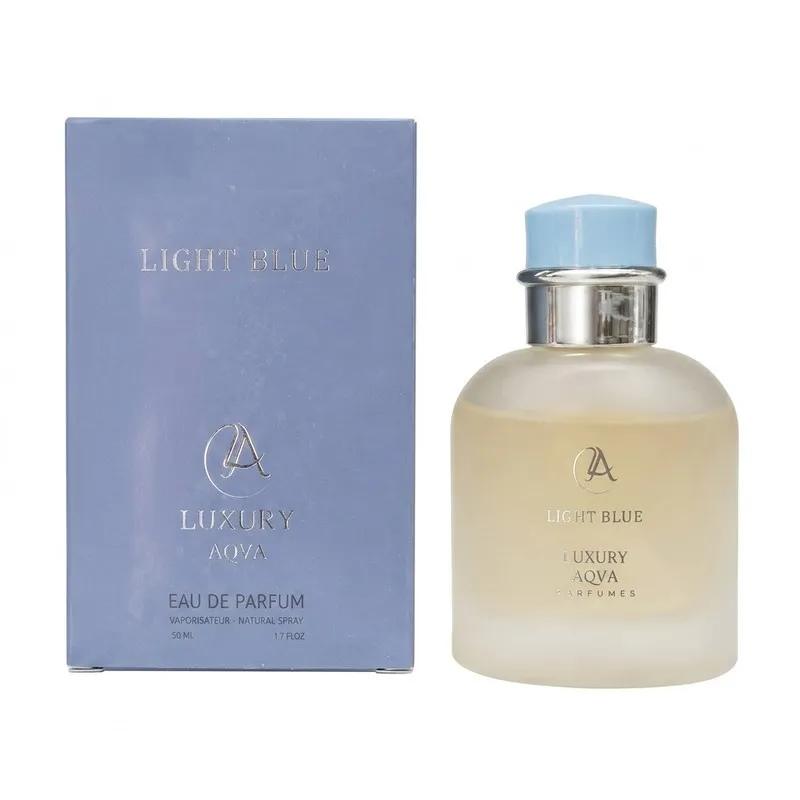 ادوپرفیوم زنانه لاکچری آکوا مدل LIGHT BLUE با رایحه خنک حجم 50 میلیلیتر - تصویر 2