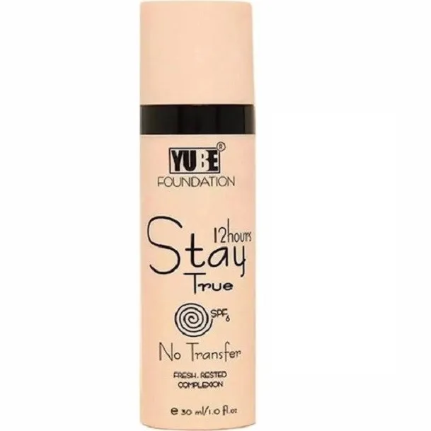 کرم پودر مایع spf 6 یوبه مدل Stay True شماره P03 مناسب برای انواع پوست حجم 30 میلی‌لیتر - تصویر 2