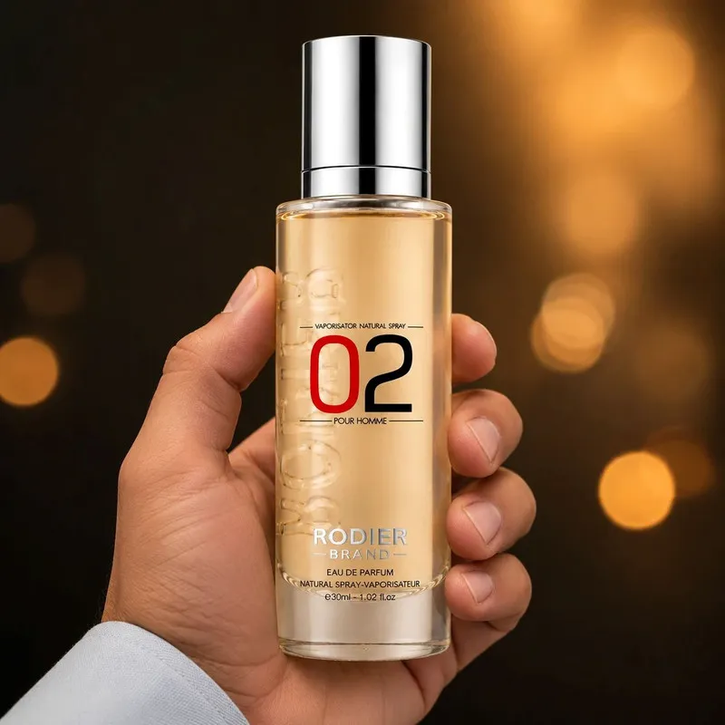 عطر جیبی مردانه رودیر مدل molecule 02 با رایحه گرم، تند حجم 30 میلیلیتر - تصویر 2