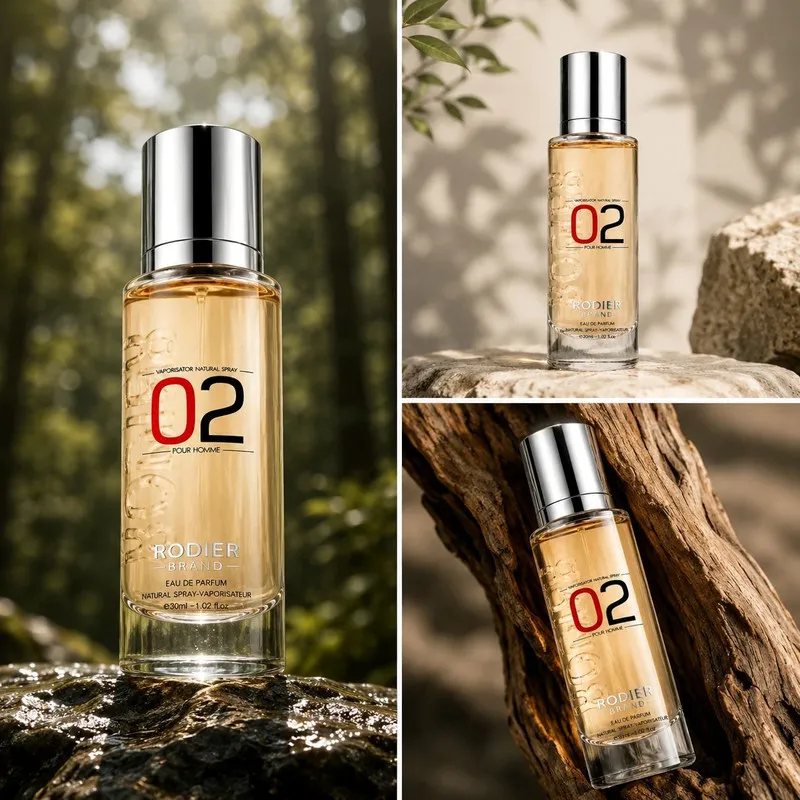 عطر جیبی مردانه رودیر مدل molecule 02 با رایحه گرم، تند حجم 30 میلیلیتر - تصویر 3