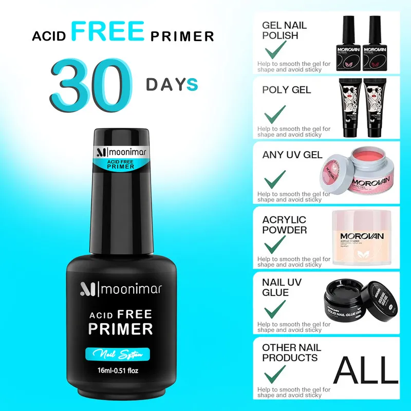پرایمر کاشت ناخن مونیمار مدل ACID FREE حجم 16 میلیلیتر - تصویر 2