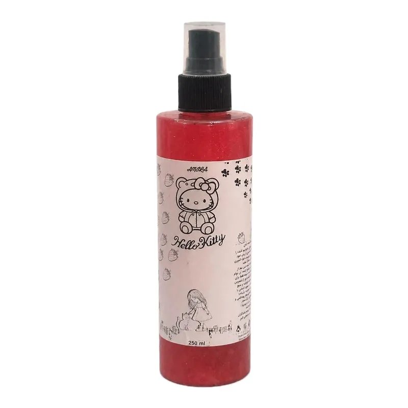 بادی اسپلش زنانه آنیلا مدل HELLO KITTY حجم 250 میلی لیتر