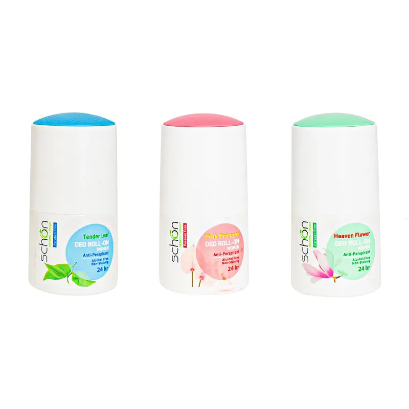 رول دئودورانت زنانه شون مدل pink princess و Heaven flower و tender leaf  حجم 50 میلی‌لیتر مجموعه 3 عددی  - تصویر 2