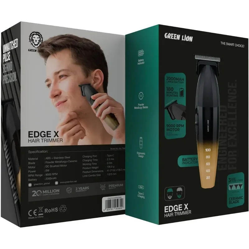ماشین اصلاح موی سر و صورت شارژی گرین لاین مدل Edge X - تصویر 3
