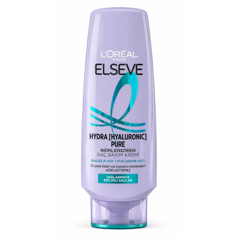 نرمکننده مو لورآل مدل Hydra Hyaluronic Pure مناسب موهای چرب حجم 250 میلیلیتر