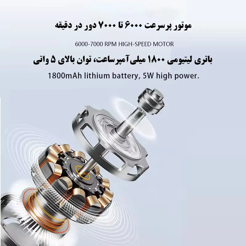 ماشین اصلاح موی سر و صورت شارژی مارسکی مدل MS-5067 - تصویر 5