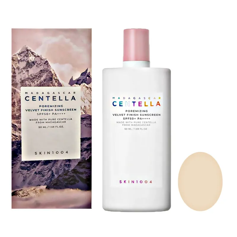 کرم ضد آفتاب رنگی صورت سانتلا SPF 50 مدل Velvet Finish محافظ در برابر اشعه آفتاب مناسب برای انواع پوست حجم 50 میلیلیتر - تصویر 4
