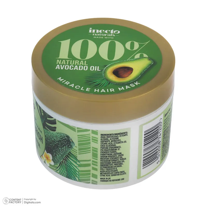 ماسک نرم کننده مو اینکتو نچرالز مدل Deeply Nourish مناسب برای موی خشک و آسیب دیده حجم 300 میلیلیتر - تصویر 2