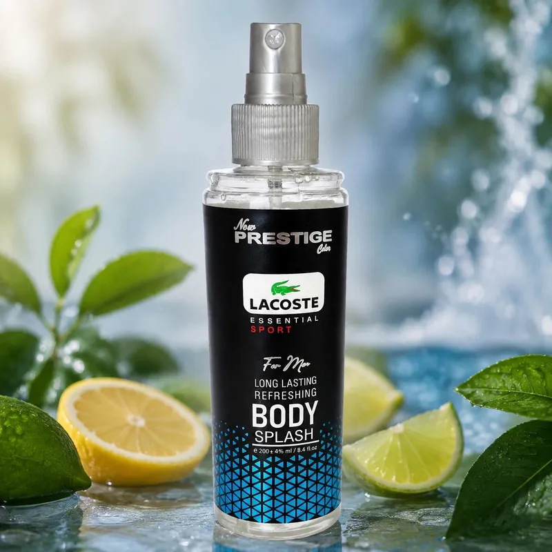 بادی اسپلش مردانه نیو پرستیژ کالر مدل LACOSTE حجم 200 میلیلیتر - تصویر 3