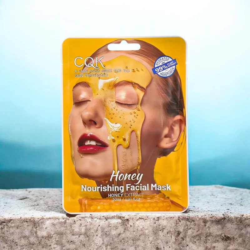 ماسک صورت سی کیو کی مدل Honey extract مناسب برای انواع پوست حجم 30 میلی لیتر - تصویر 2