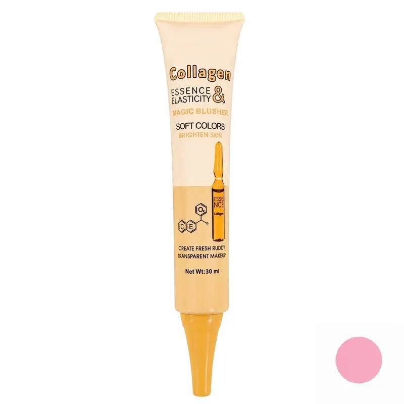 رژگونه مایع مات کلاژن مدل Magic Blusher شماره 1