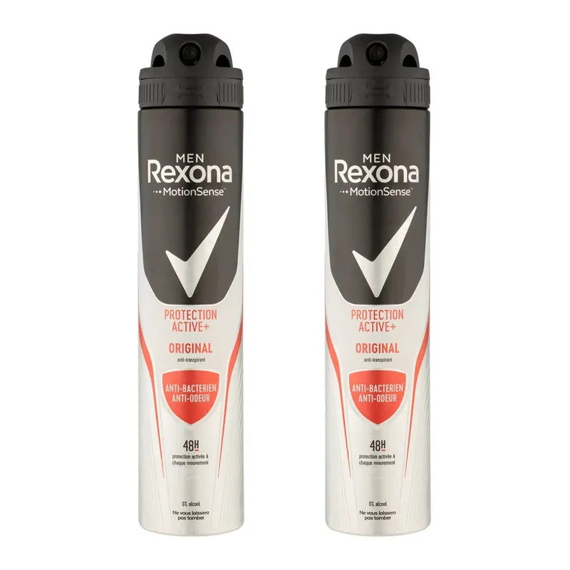 اسپری ضدتعریق مردانه رکسونا مدل Protection Active حجم 200 میلی‌لیتر مجموعه 2 عددی