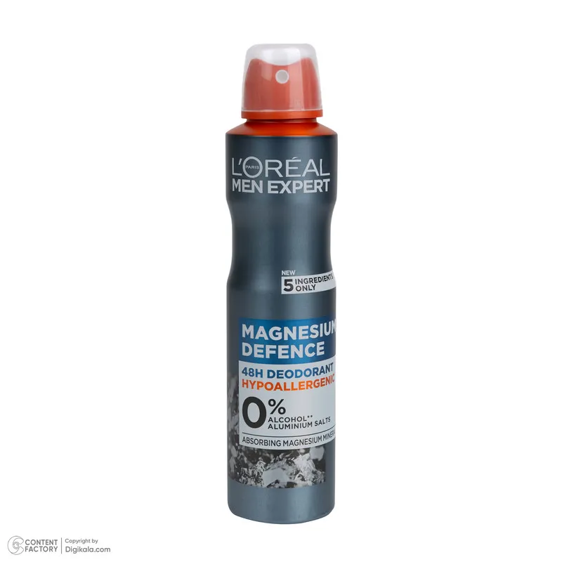 اسپری ضدتعریق مردانه لورآل مدل Hypoallergenic حجم 250 میلی‌لیتر - تصویر 3