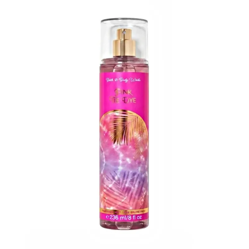 بادی اسپلش زنانه بس اند بادی ورکز مدل Pink Tie Dye حجم 236 میلیلیتر