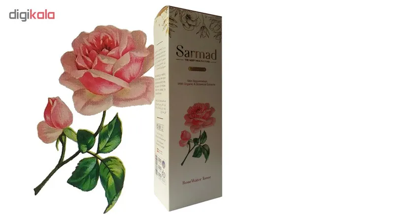 تونر پاک کننده صورت سرمد مدل ROSE WATER حجم 60 میلی لیتر - تصویر 5