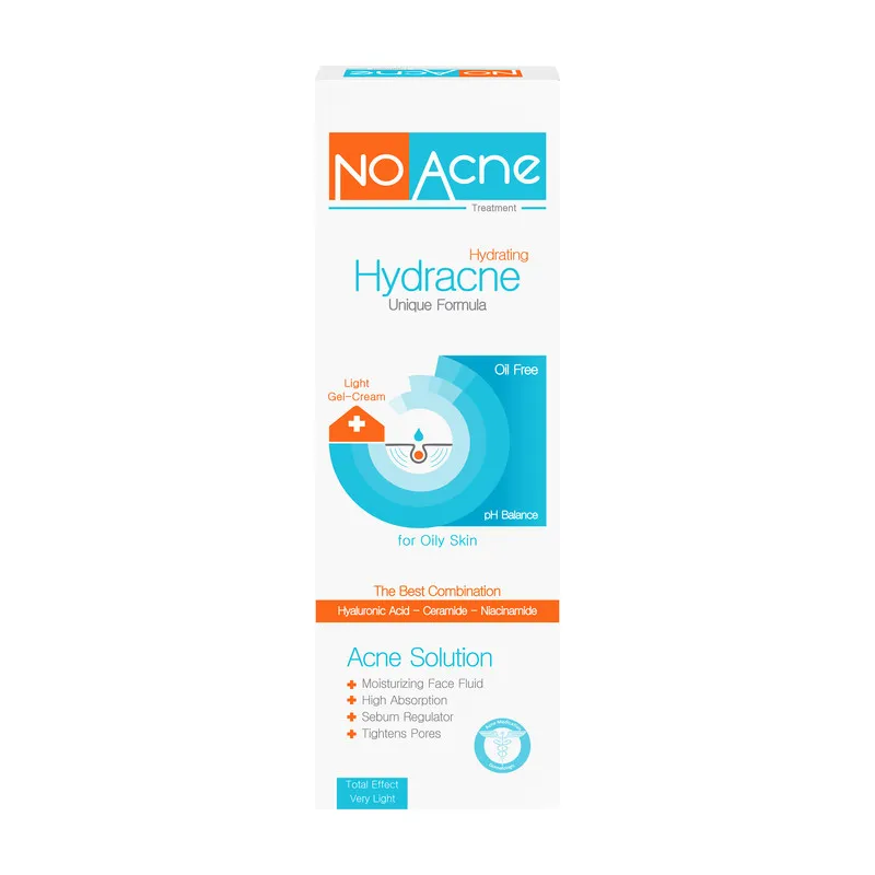 ژل کرم آبرسان صورت نو آکنه مدل Hydracne مناسب پوست های چرب حجم 40 میلی لیتر - تصویر 3