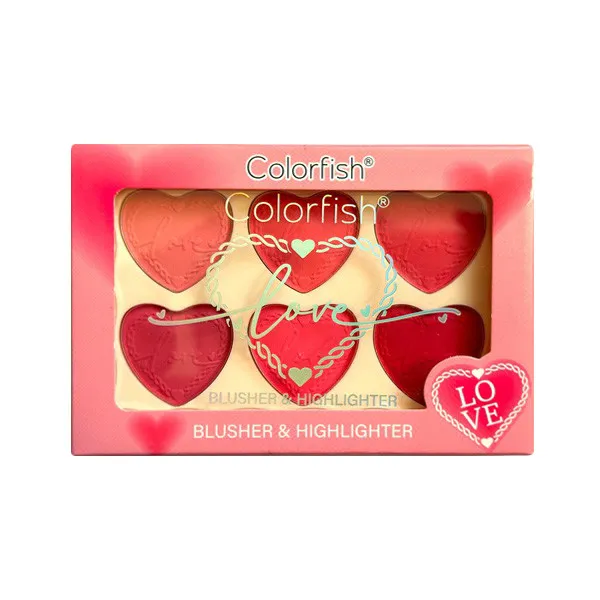 پالت رژ گونه مات کالرفیش مدل Mineral شماره 02 - تصویر 3