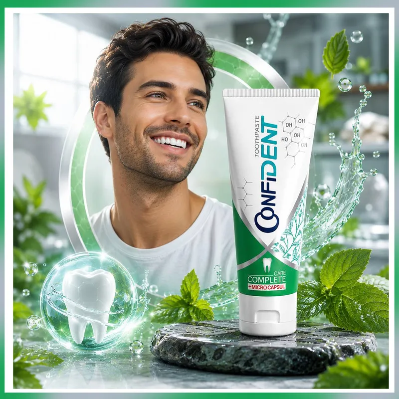 خمیر دندان محافظت از مینای دندان کانفیدنت مدل Complete Care012 حجم 70 میلی لیتر مجموعه 12 عددی - تصویر 4