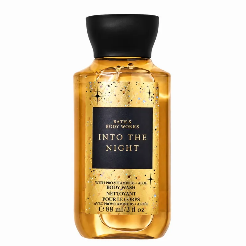 شامپو بدن بس اند بادی ورکز مدل Into The Night با رایحه گرم مناسب برای انواع پوست حجم 88 میلی‌لیتر
