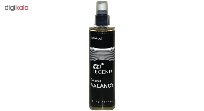بادی اسپلش مردانه والانسی مدل Mont Blanc Legend حجم 200 میلی لیتر - تصویر 3