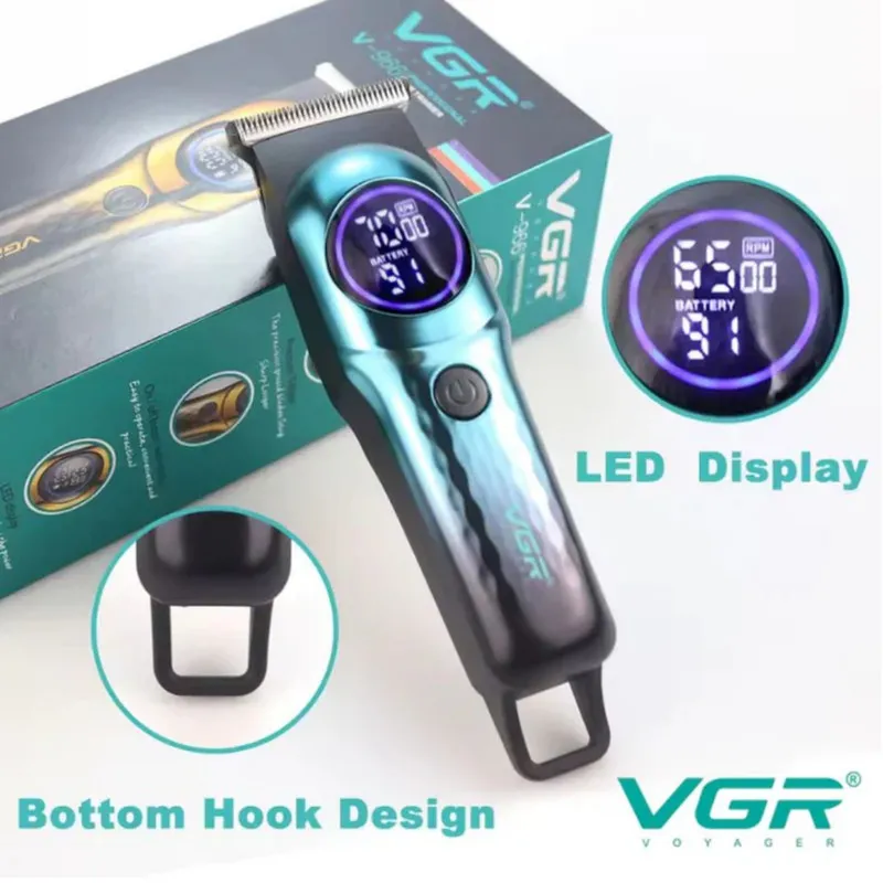 ماشین اصلاح موی سر شارژی وی جی ار مدل V-966 - تصویر 4