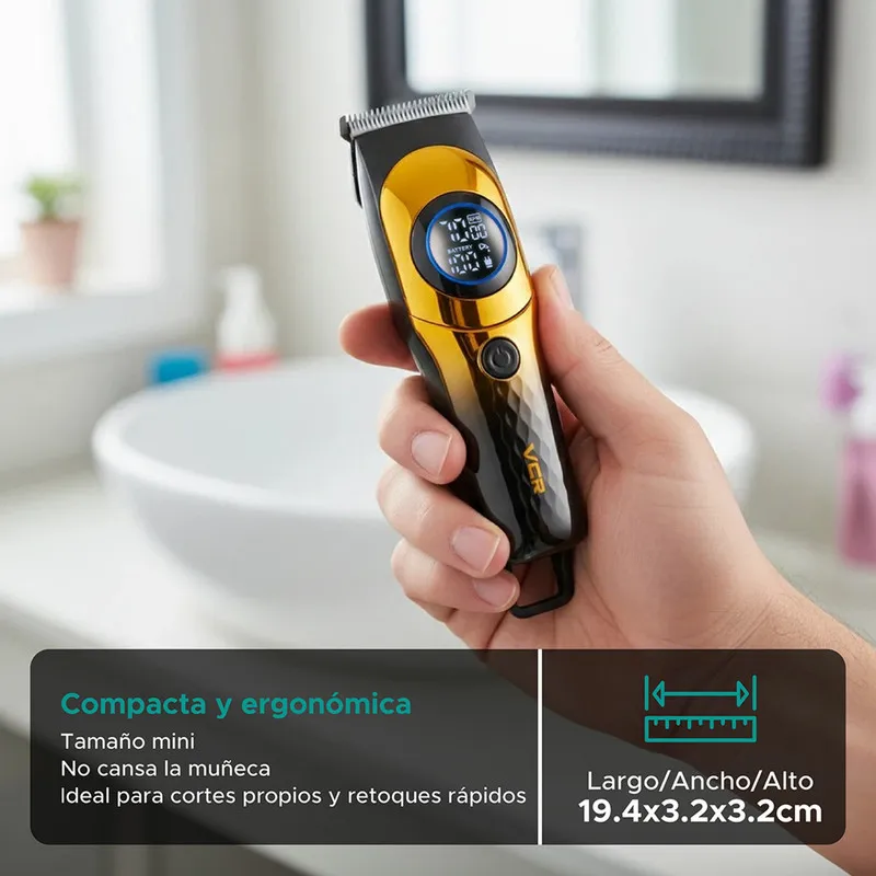 ماشین اصلاح موی سر شارژی وی جی ار مدل V-966 - تصویر 6