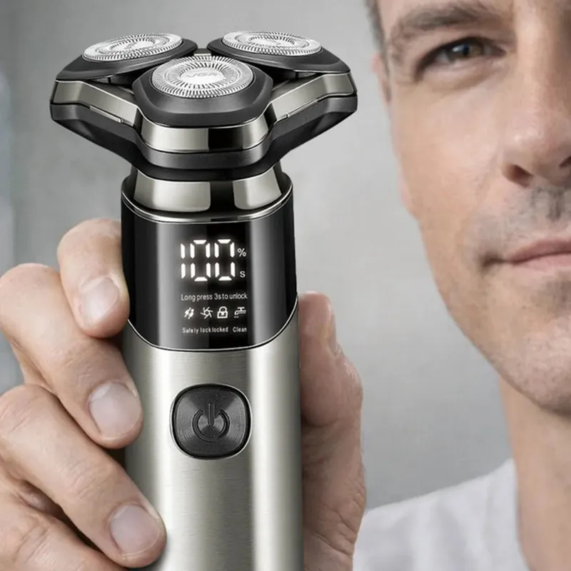 ماشین اصلاح موی صورت شارژی وی جی ار مدل V-321 - تصویر 5