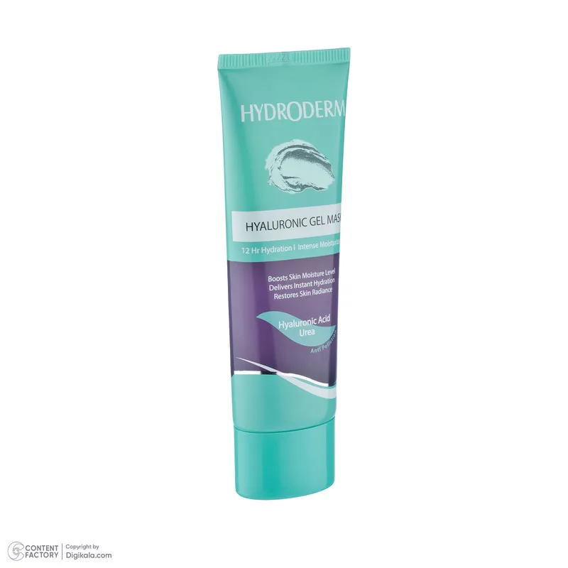 ماسک آبرسان و مرطوب‌کننده صورت و بدن هیدرودرم مدل Hyaluronic حجم 100 میلی‌لیتر مناسب پوست معمولی با ترکیبات هیالورونیک اسید و خاصیت درخشان‌کنندگی - تصویر 2