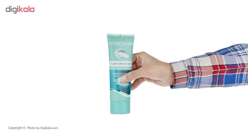 ماسک آبرسان صورت هیدرودرم مدل Aloe Vera وزن 100 گرم مناسب پوست حساس با عصاره آلوئه ورا، چای سبز، آویشن و کالاندولا، حاوی هیالورونیک اسید و اوره، التیامبخش و جذب سریع - تصویر 4