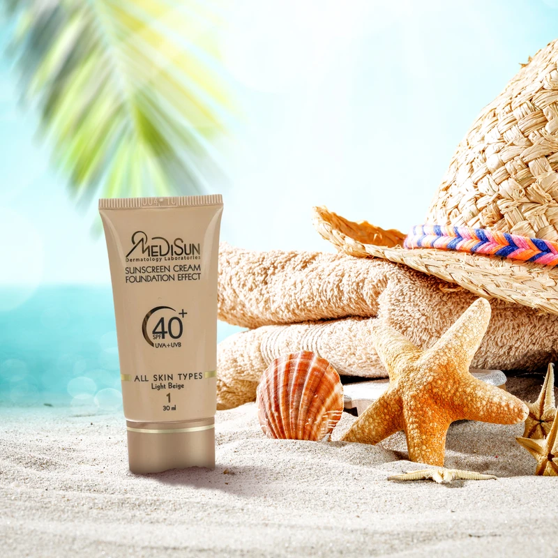 کرم ضد آفتاب رنگی مدیسان، SPF 40، مدل No1، مناسب انواع پوست با تنالیته متوسط و حجم 30 میلی‌لیتر، محافظت‌کننده در برابر اشعه‌های UVA و UVB، ضد چروک و پیری، دارای فرمولاسیون تیتانیوم - نمای 1
