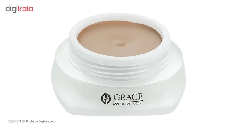 کرم پودر گریم گریس مدل Foundation شماره 607 مقدار 15 گرم - تصویر 4