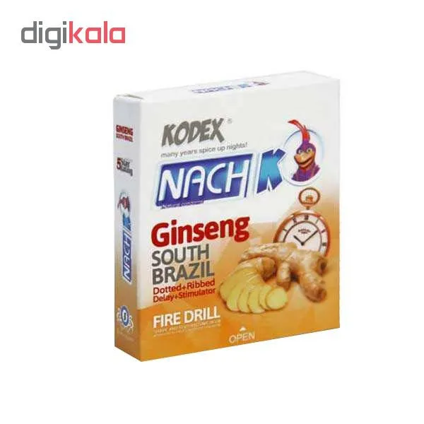 کاندوم ناچ کدکس مدل Ginseng بسته 3 عددی - تصویر 2