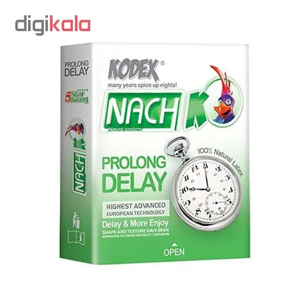 کاندوم ناچ کدکس مدل Prolong DELAY بسته 3 عددی - تصویر 2