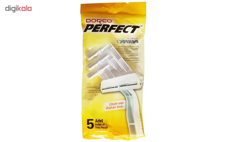 خود تراش مردانه دورکو مدل Perfect بسته 5 عددی - تصویر 2