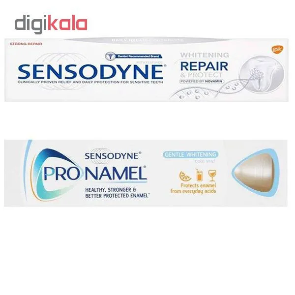 خمیر دندان سنسوداین کد 65485 حجم 75 میلی لیتر مجموعه 2 عددی - تصویر 2