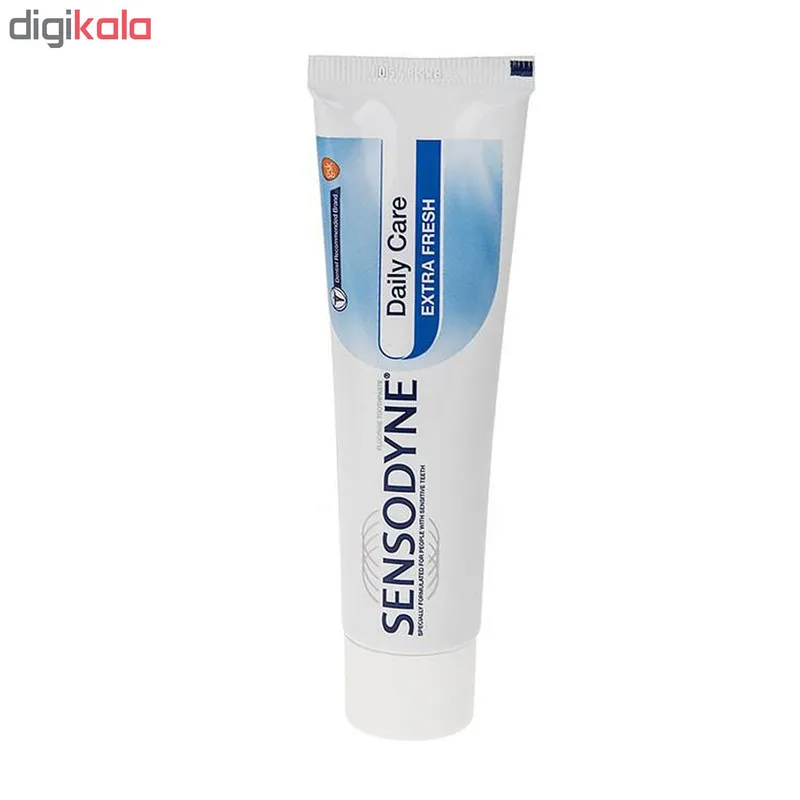 خمیر دندان سنسوداین سری Daily Care مدل Extra Fresh حجم 50 میلی لیتر مجموعه 2 عددی - تصویر 2