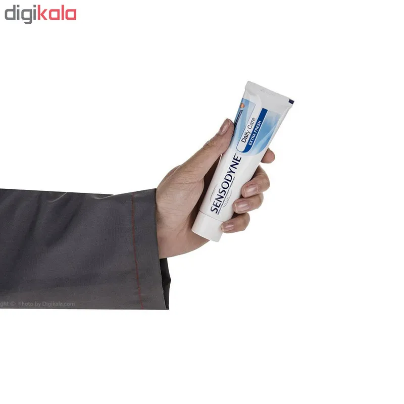 خمیر دندان سنسوداین سری Daily Care مدل Extra Fresh حجم 50 میلی لیتر مجموعه 2 عددی - تصویر 3