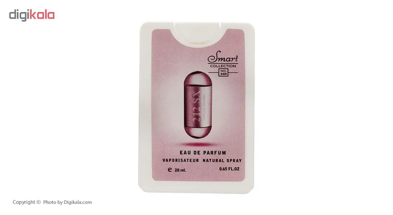 عطر جیبی زنانه اسمارت کالکشن حجم 20 میلی لیتر بسته 5 عددی - تصویر 6