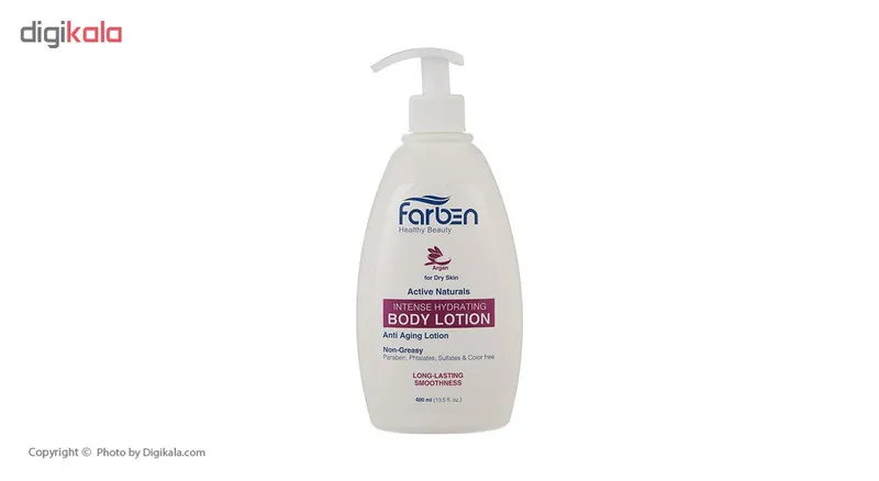 لوسیون بدن فاربن مدل Argan حجم 400 میلی لیتر - تصویر 2