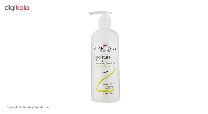 نرم کننده مو استار لیدی مدل Moisture Rich حجم 400 میلی لیتر - تصویر 2