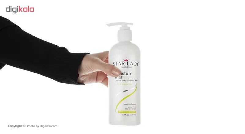 نرم کننده مو استار لیدی مدل Moisture Rich حجم 400 میلی لیتر - تصویر 5