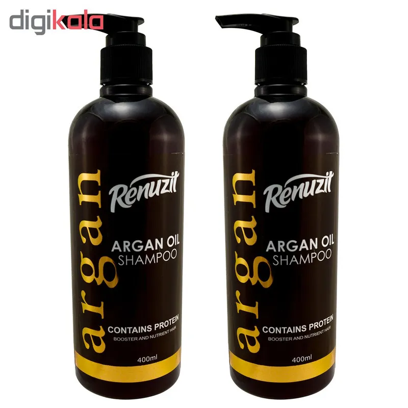 شامپو مو رینو زیت مدل ARGAN OIL حجم 400 میلی لیتر مجموعه 2 عددی - تصویر 2