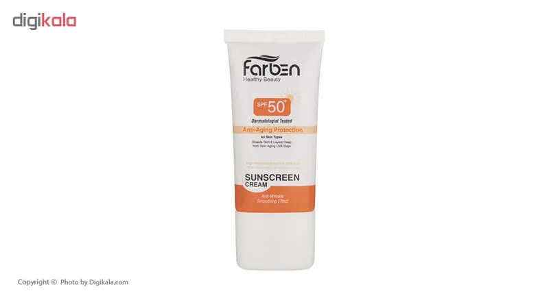 کرم ضد آفتاب فاربن مدل Anti-wrinkle حجم 50 میلی لیتر - تصویر 2