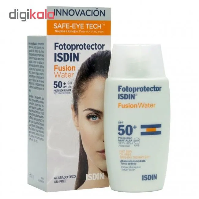 کرم ضد آفتاب ایزدین مدل Fusion water حجم 50 میلی لیتر - تصویر 2