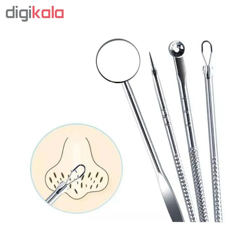 مجموعه ابزار پاک‌سازی پوست کیو وای اچ مدل derm-3198 بسته 7 عددی - تصویر 3