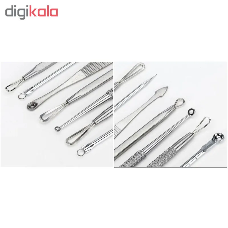 مجموعه ابزار پاک‌سازی پوست کیو وای اچ مدل derm-3198 بسته 7 عددی - تصویر 4