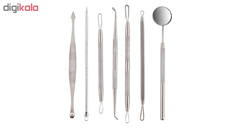 مجموعه ابزار پاک‌سازی پوست کیو وای اچ مدل derm-3198 بسته 7 عددی - تصویر 5