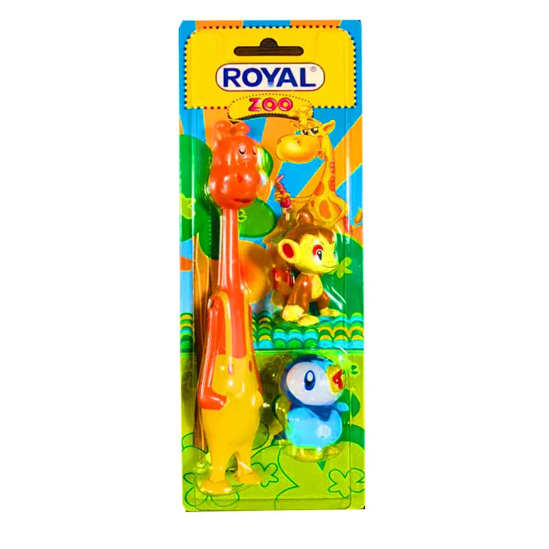 مسواک رویال طرح ZOO با برس نرم کدM-P