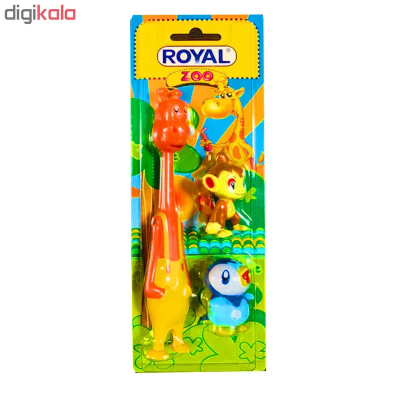 مسواک رویال طرح ZOO با برس نرم کدM-P - تصویر 2